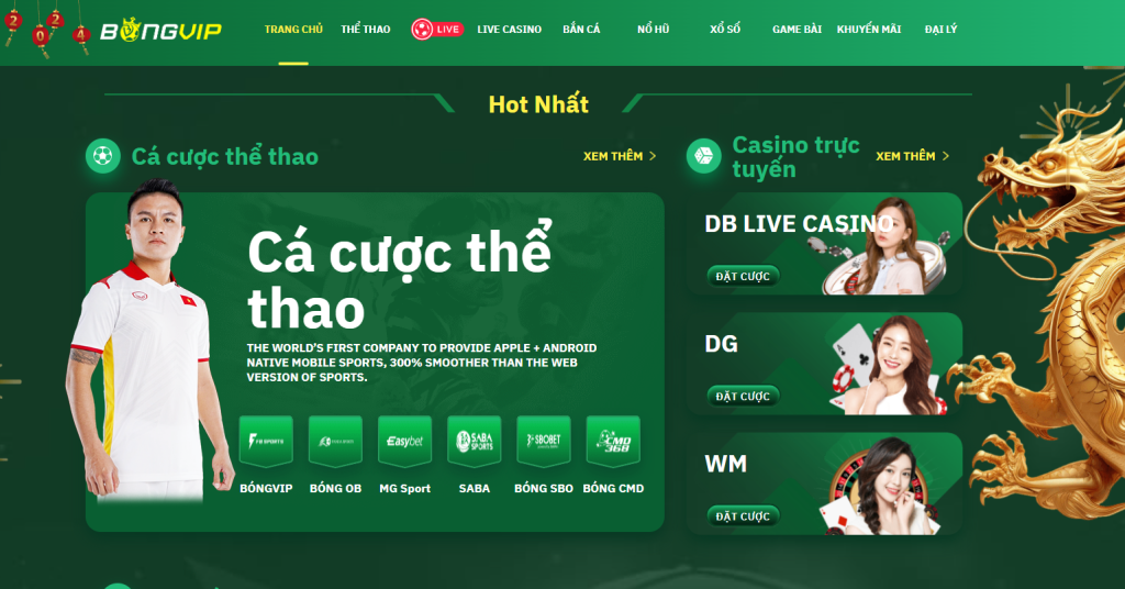 Nhà cái cá cược thể thao uy tín